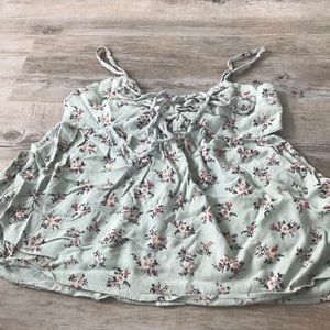 Aeo green flower tank